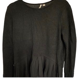 Lauren Conrad Sweater with Chiffon Hem